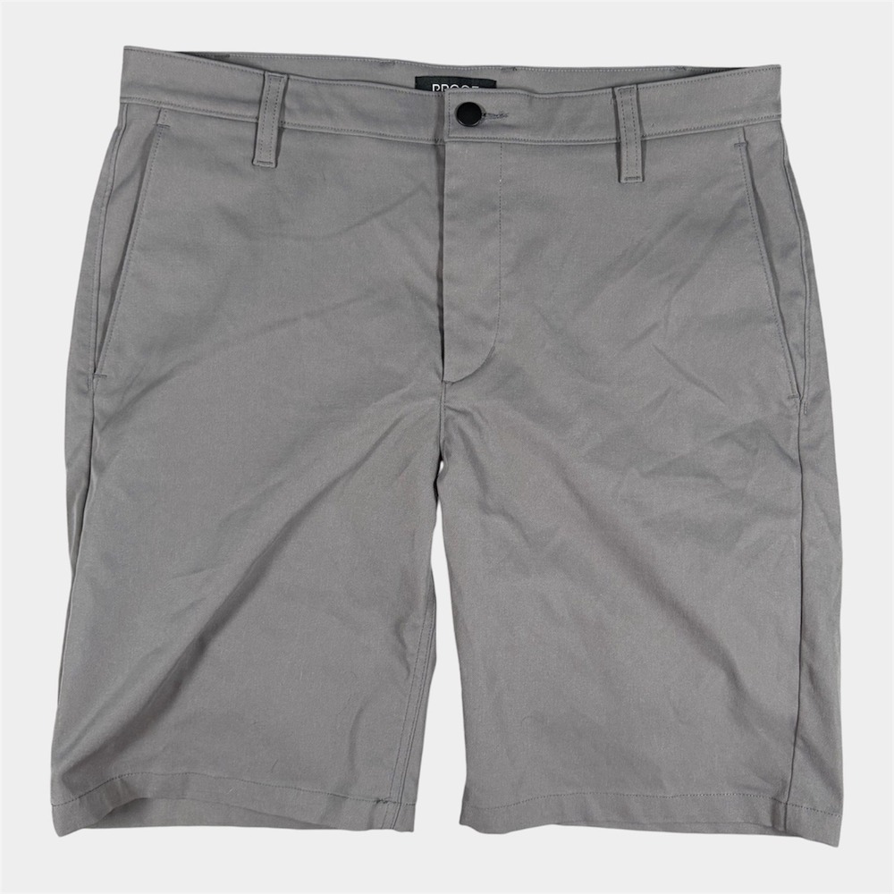 Proof Equator Hybrid Shorts Mens 34x9 Gray Drawstring Stretch Outdoor Huckberry